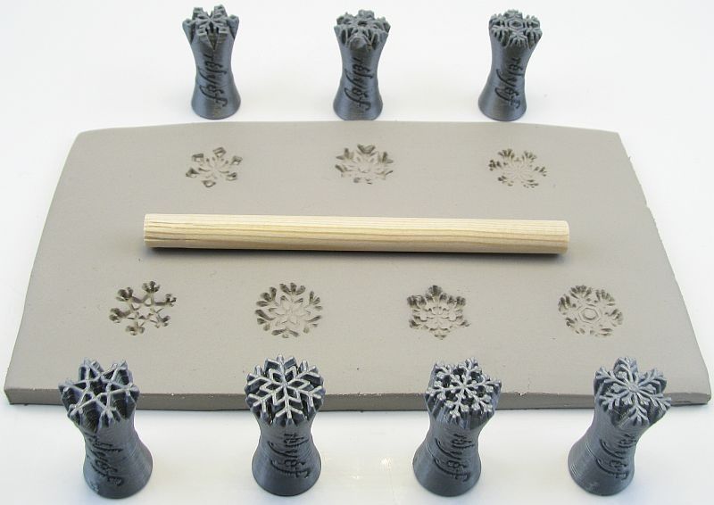 Stempel-Set Schneeflocken