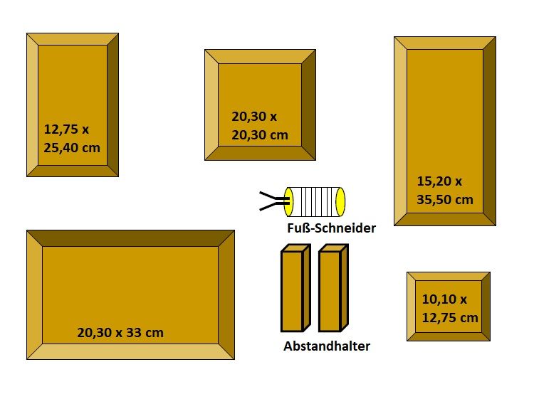 Starter-Set eckig
