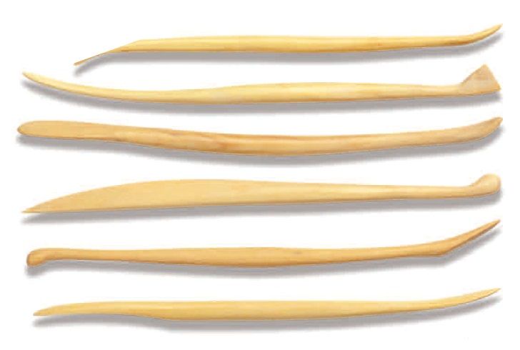 Modellierhölzerset 6tlg 13 cm