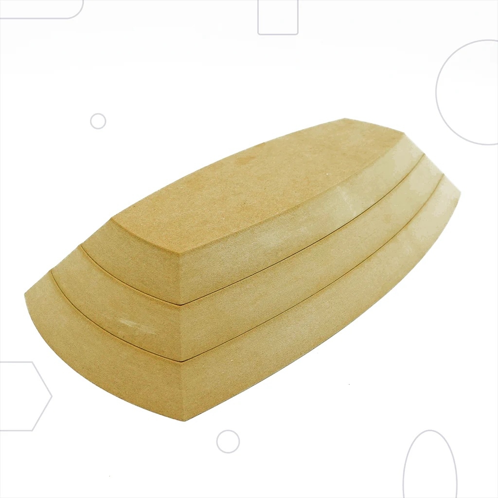 Formenstapel konvex rechteckig 30,5 - 38,1 cm (3)