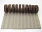 Preview: KW250c Texture Roller Set, angular, negative