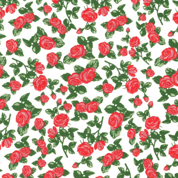 Red Rose Decal