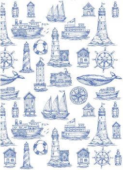 Nautic Symbols Decal