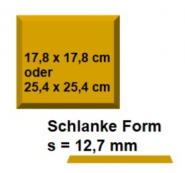 GR Pottery Forms - SQUARE SLIM -
