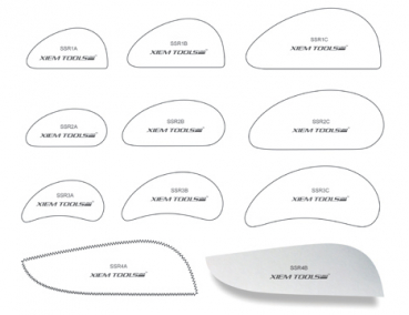XIEM Stainless Steel Clay Rib Shape 4