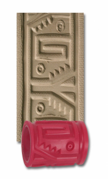KW232 Textured roller sleeve, "pre-columbian", 60 mm