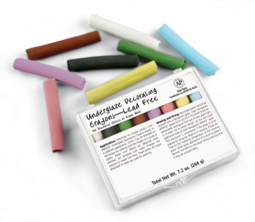 UGS11 - Underglaze Chalk Crayon, 8 colors