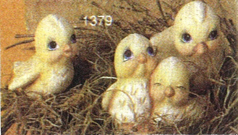 S1379, Vogelfamilie, 6,5 cm