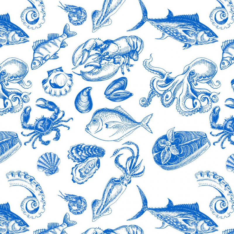 Ocean Shellfish Decal